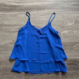 Women's Blue Layered Cami Top